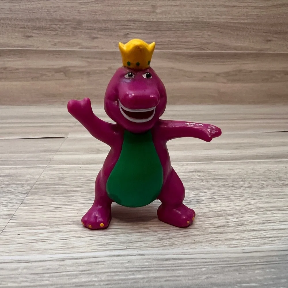 Toys | Vintage 1993 Barney Friends Barney Pvc Figure Cake Topper | Poshmark